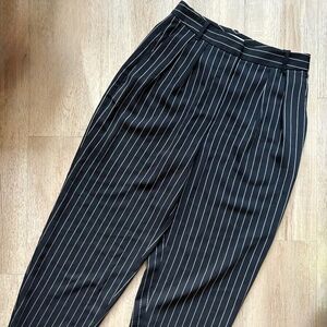 Babaton Modesto Pant size 8 pinstripes Black